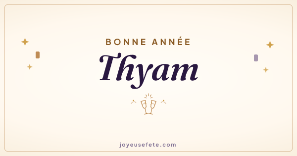 Image « Bonne année Thyam » au format large