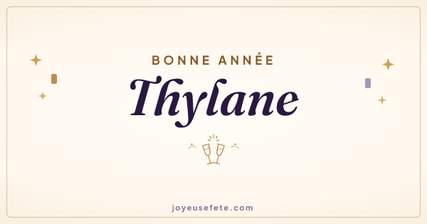 Image « Bonne année Thylane » au format large