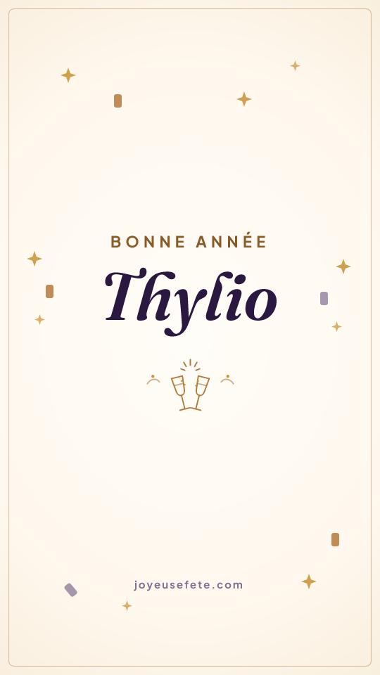 Image « Bonne année Thylio » au format story