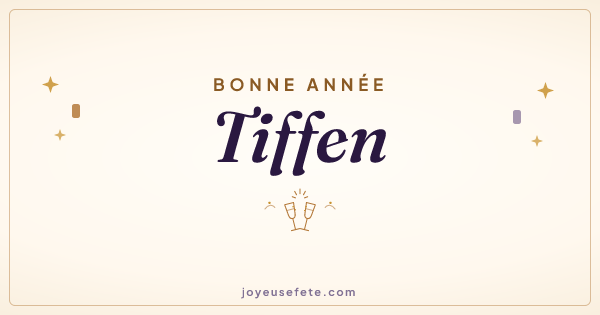Image « Bonne année Tiffen » au format large