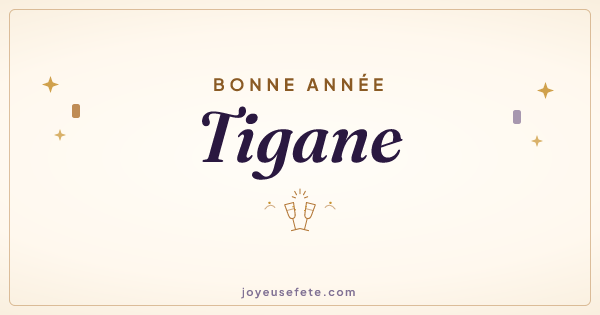 Image « Bonne année Tigane » au format large