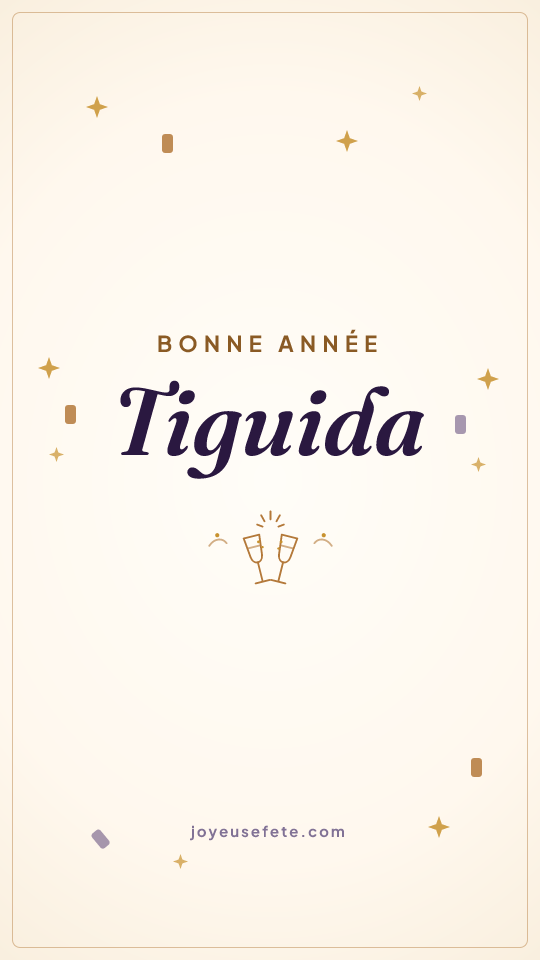 Image « Bonne année Tiguida » au format story