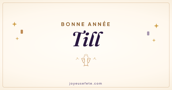 Image « Bonne année Till » au format large