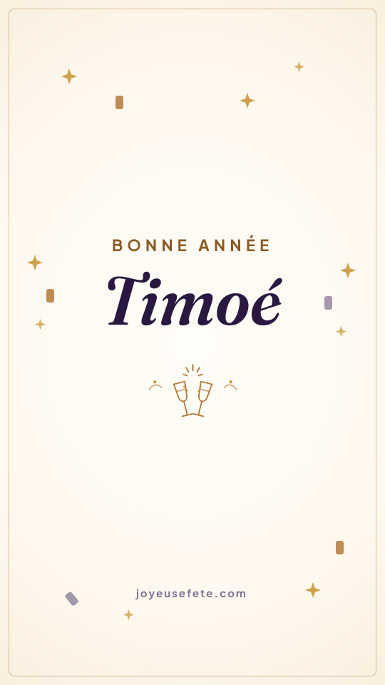 Image « Bonne année Timoé » au format story