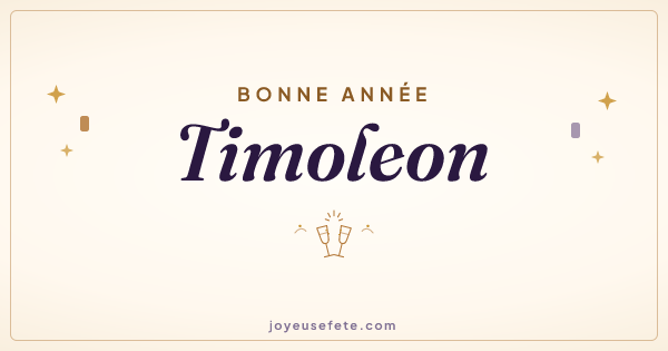 Image « Bonne année Timoleon » au format large