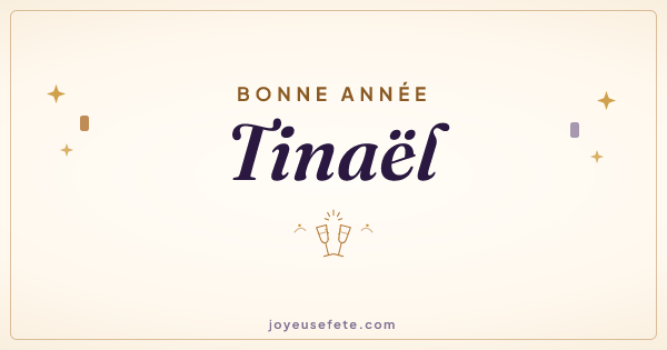 Image « Bonne année Tinaël » au format large