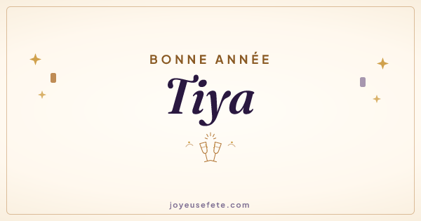Image « Bonne année Tiya » au format large