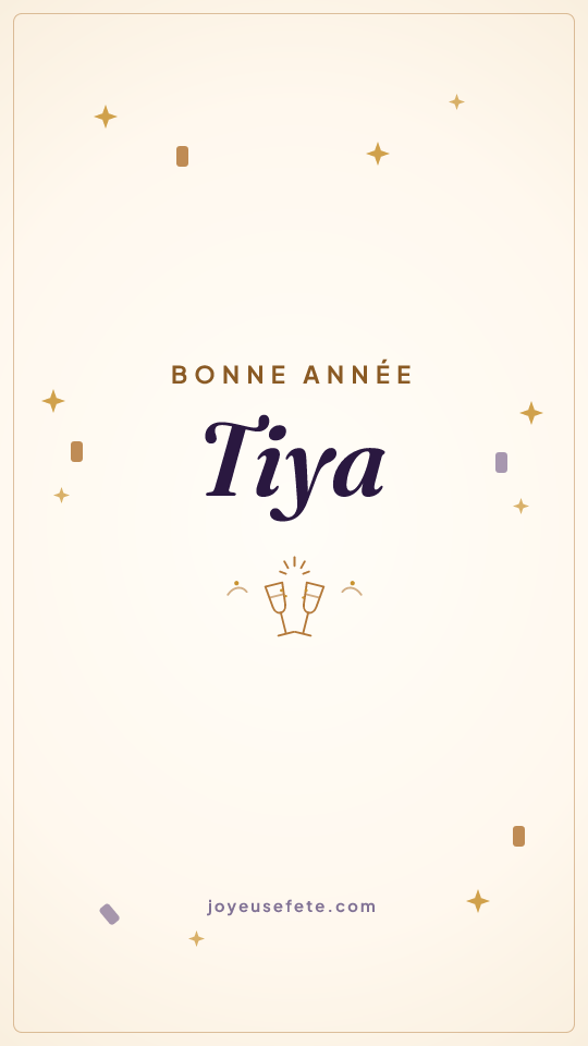 Image « Bonne année Tiya » au format story