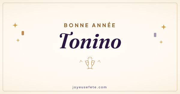 Image « Bonne année Tonino » au format large