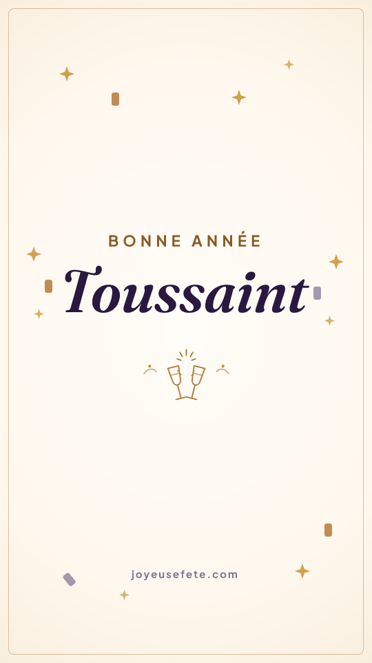 Image « Bonne année Toussaint » au format story