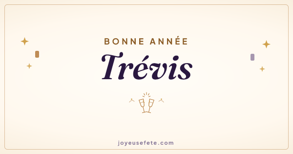 Image « Bonne année Trévis » au format large