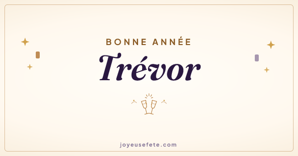 Image « Bonne année Trévor » au format large