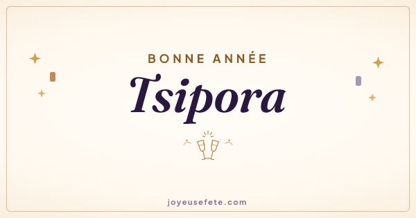 Image « Bonne année Tsipora » au format large
