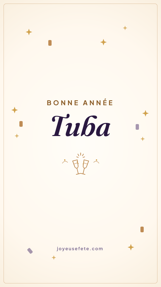 Image « Bonne année Tuba » au format story
