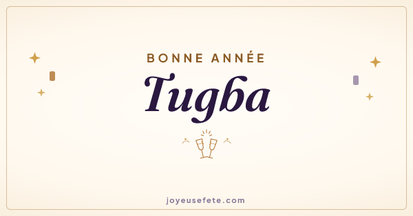 Image « Bonne année Tugba » au format large