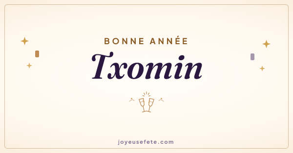 Image « Bonne année Txomin » au format large