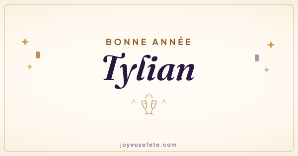 Image « Bonne année Tylian » au format large