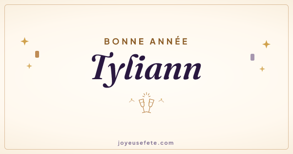 Image « Bonne année Tyliann » au format large