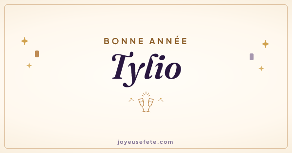 Image « Bonne année Tylio » au format large