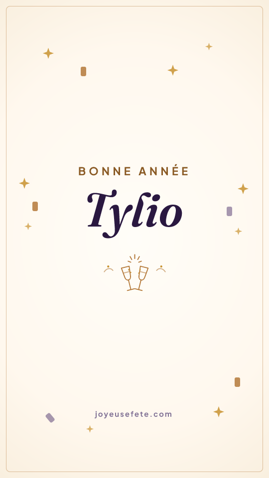 Image « Bonne année Tylio » au format story