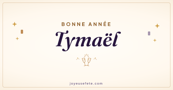 Image « Bonne année Tymaël » au format large