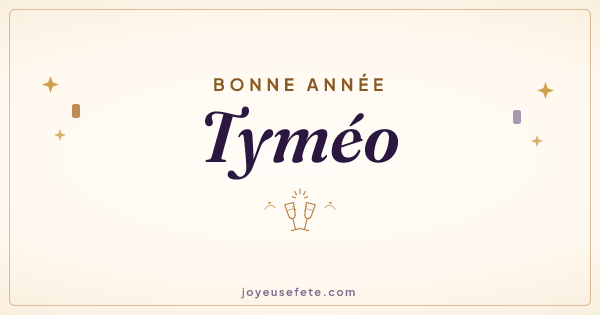 Image « Bonne année Tyméo » au format large