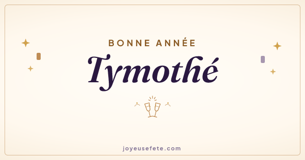Image « Bonne année Tymothé » au format large