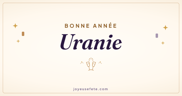 Image « Bonne année Uranie » au format large