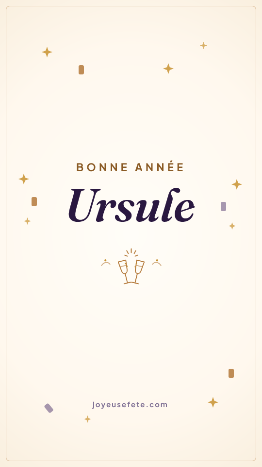 Image « Bonne année Ursule » au format story