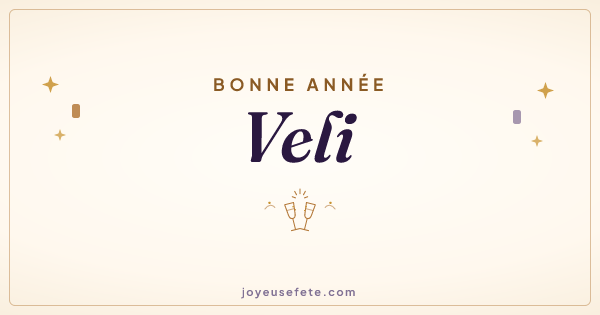 Image « Bonne année Veli » au format large