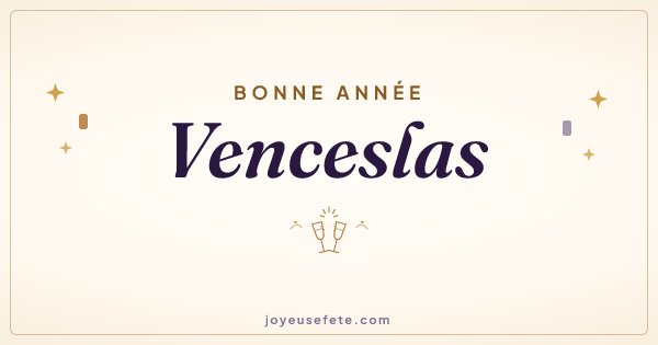 Image « Bonne année Venceslas » au format large