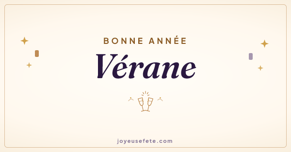 Image « Bonne année Vérane » au format large
