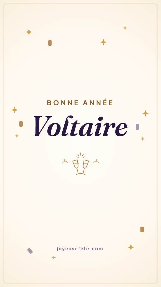 Image « Bonne année Voltaire » au format story