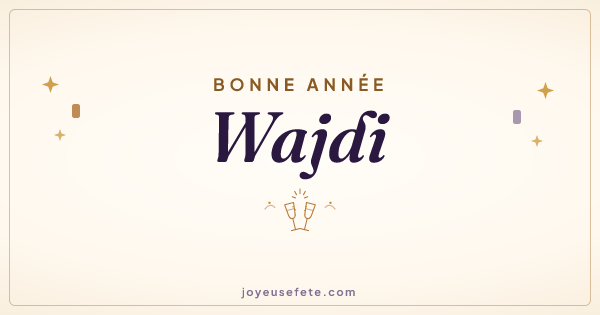 Image « Bonne année Wajdi » au format large