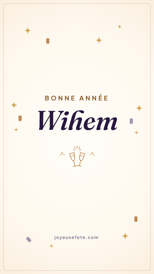 Image « Bonne année Wihem » au format story