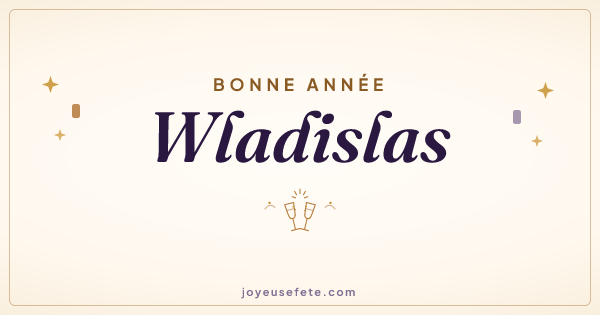 Image « Bonne année Wladislas » au format large