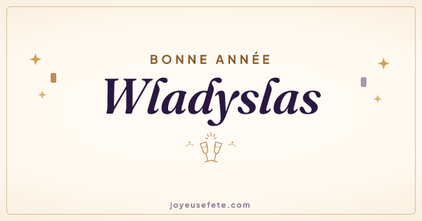 Image « Bonne année Wladyslas » au format large