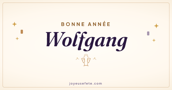Image « Bonne année Wolfgang » au format large