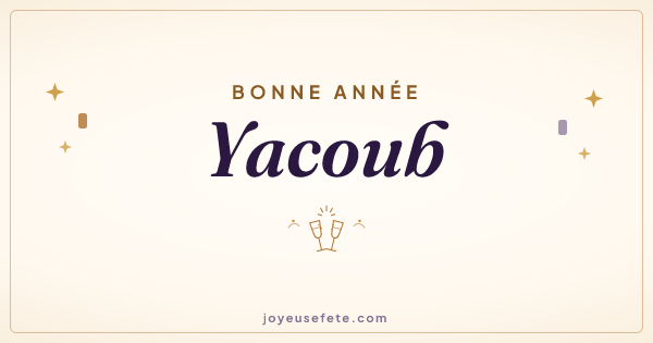 Image « Bonne année Yacoub » au format large