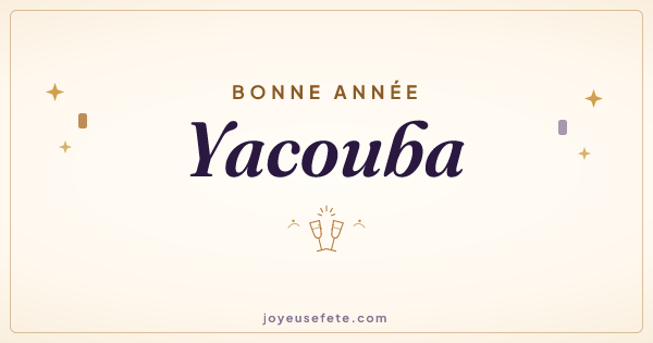 Image « Bonne année Yacouba » au format large