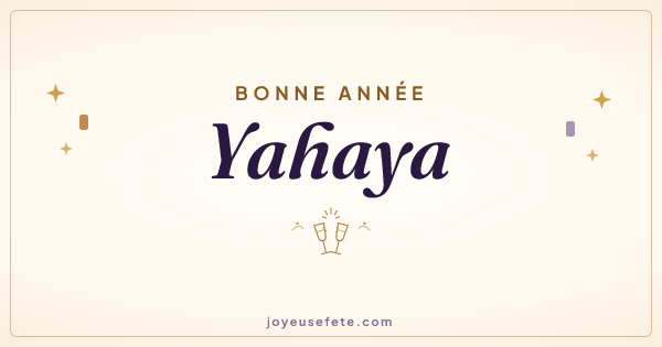 Image « Bonne année Yahaya » au format large