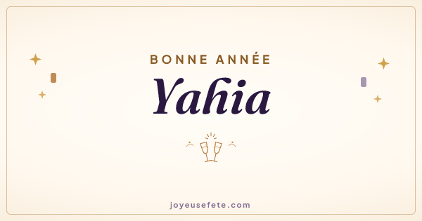 Image « Bonne année Yahia » au format large