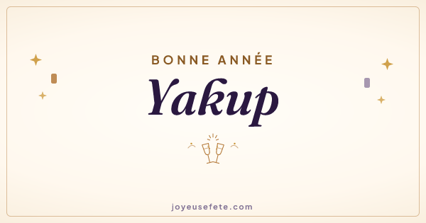 Image « Bonne année Yakup » au format large