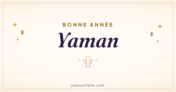 Image « Bonne année Yaman » au format large