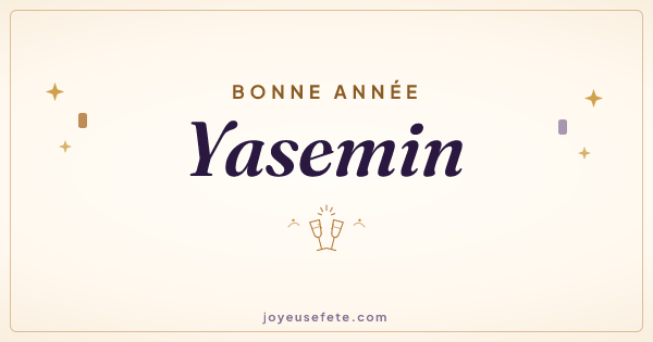 Image « Bonne année Yasemin » au format large