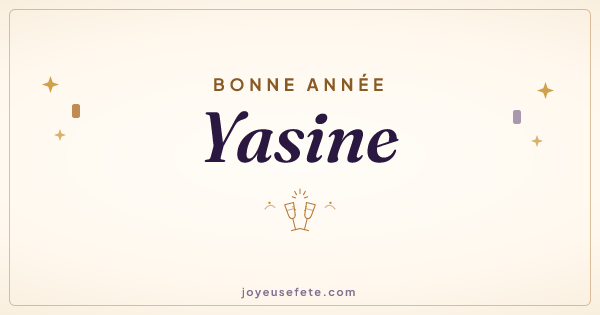 Image « Bonne année Yasine » au format large