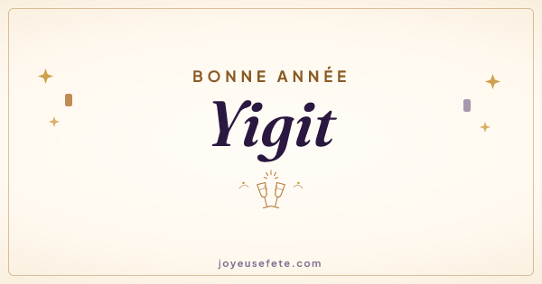 Image « Bonne année Yigit » au format large