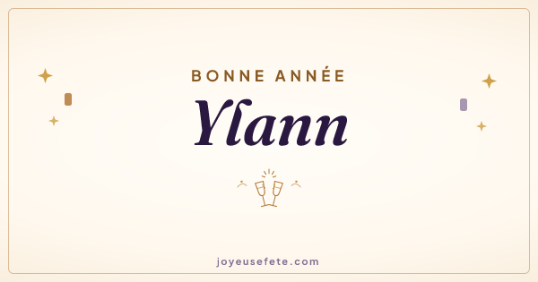 Image « Bonne année Ylann » au format large