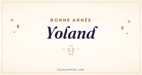 Image « Bonne année Yoland » au format large