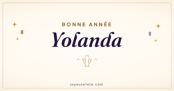 Image « Bonne année Yolanda » au format large
